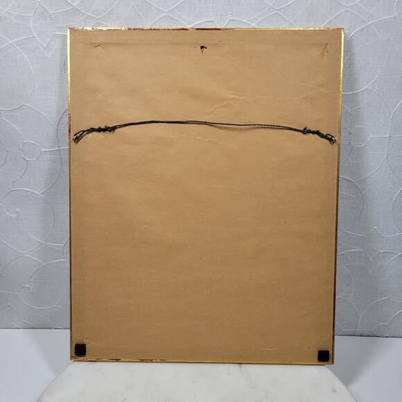 Vintage Boat Fisherman Oil Painting Canvas Framed Art Hanging Decor Signed - Picture 10 of 16